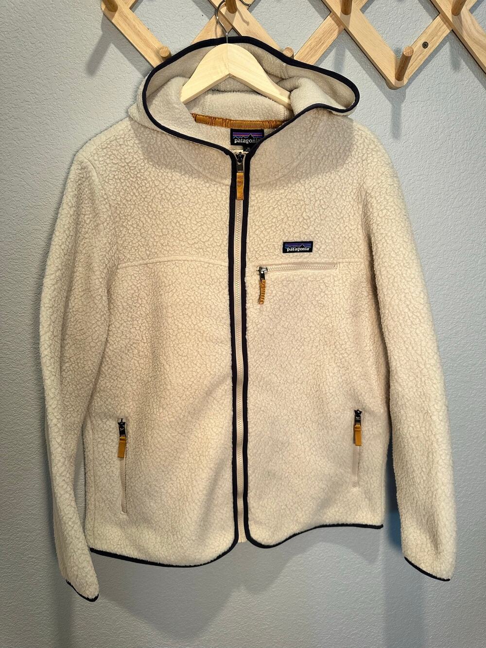 Patagonia W’s Hooded Retro Pile Fleece Jacket Size XL